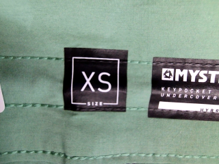 Shorts Mystic de la taille XS, de couleur vert