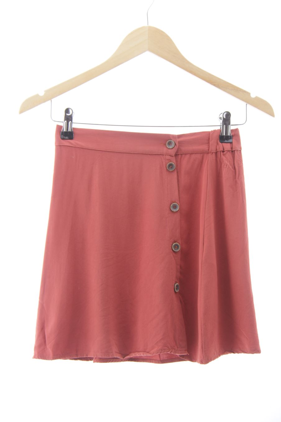 Falda de Pull & Bear de la talla S, de color coral