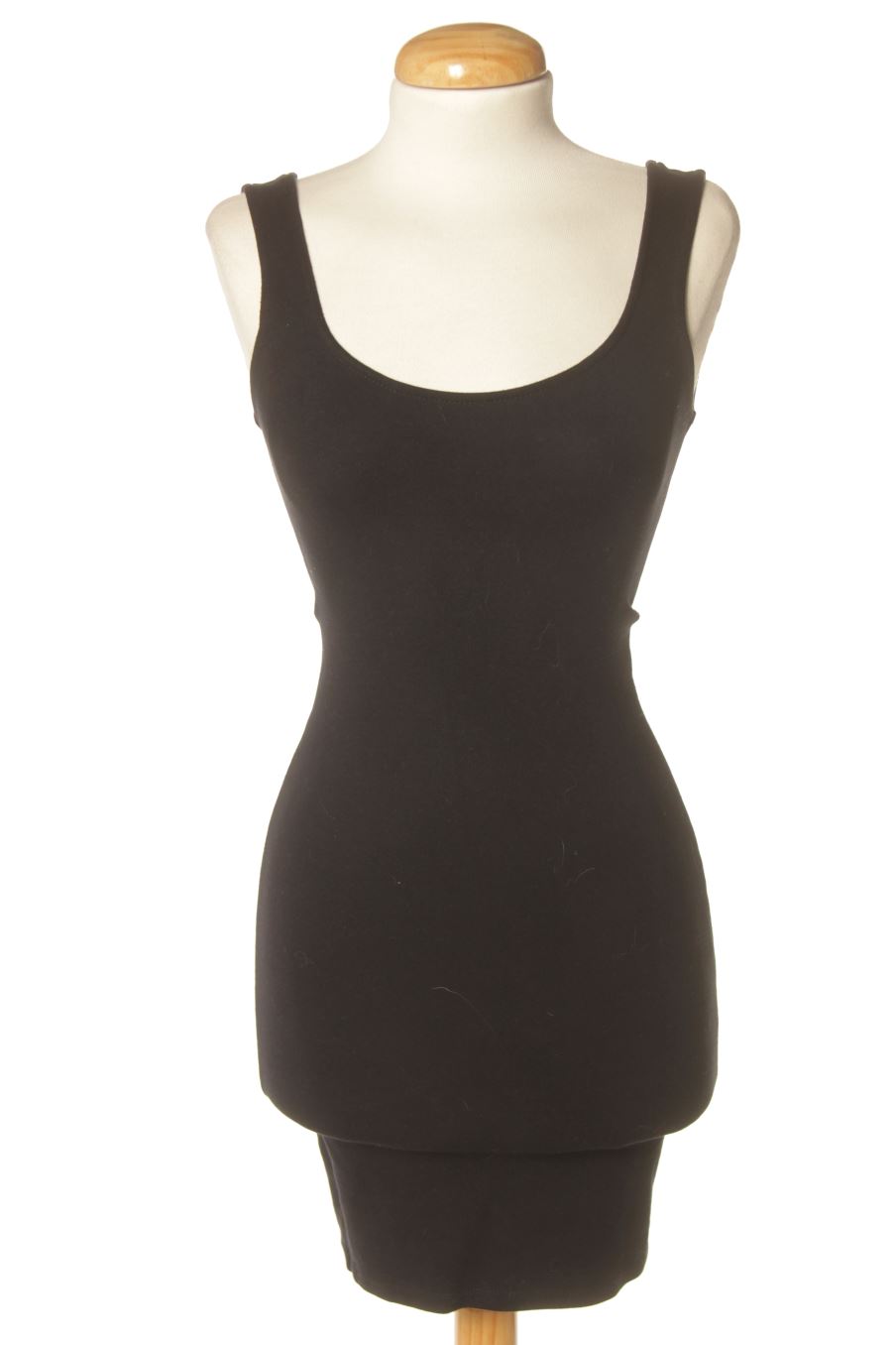 Vestito casual de Pull & Bear de la talla S, de color nero