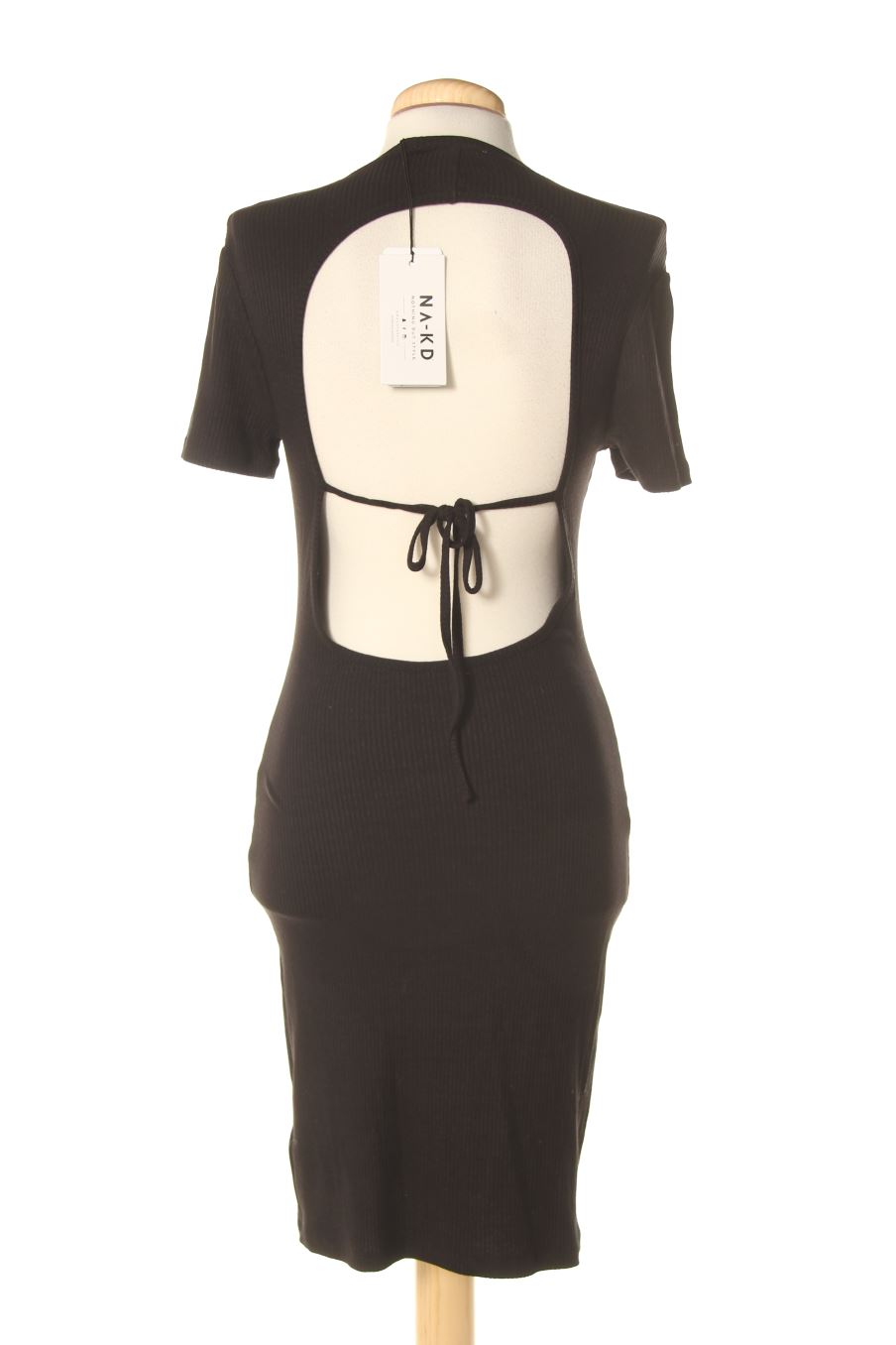 Vestido casual de NA-KD de la talla XXS, de color negro