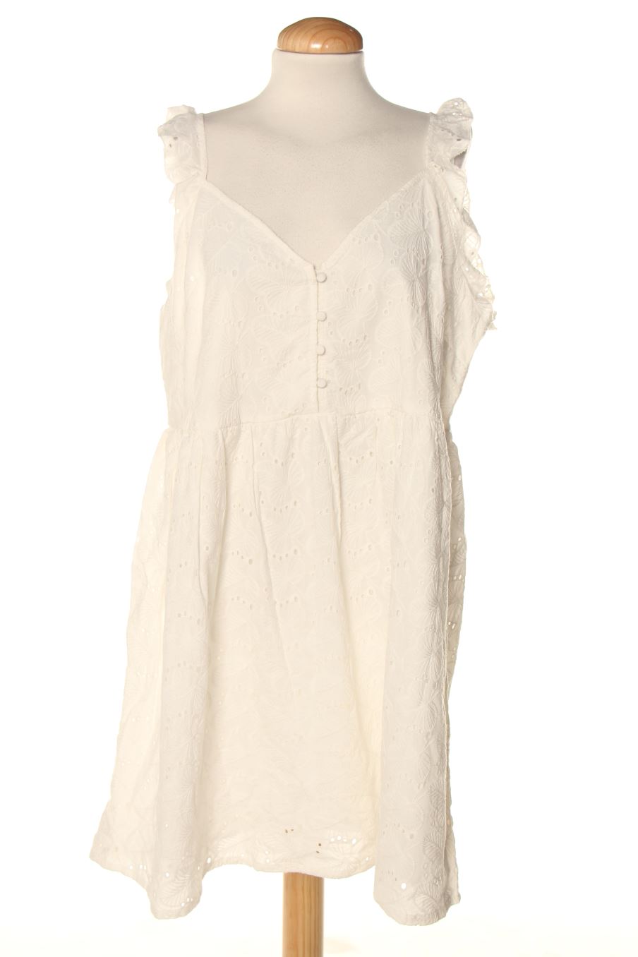 Robe blanche camaieu sale