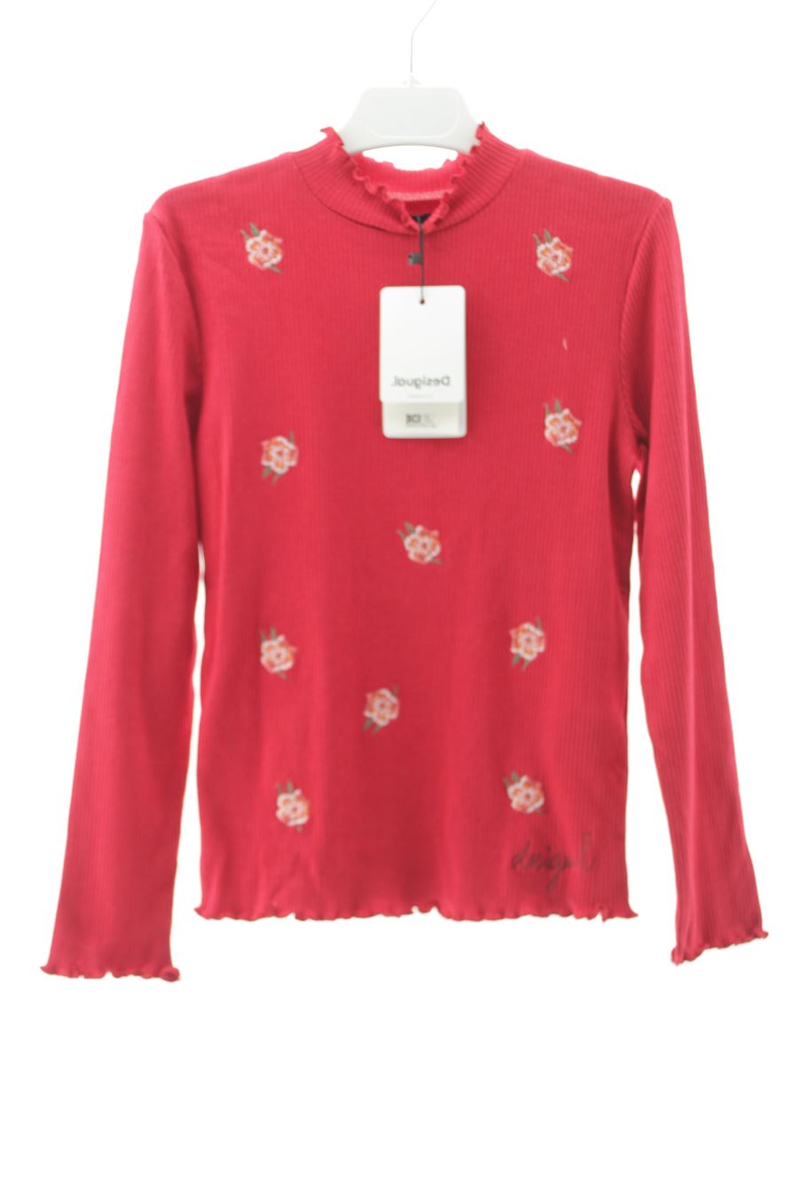 T-shirt manches longues Desigual de la taille 7 ans avec une étiquette