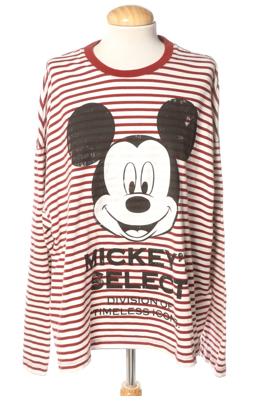 Camiseta manga larga de Disney (Bershka) de la talla L, de color rayas