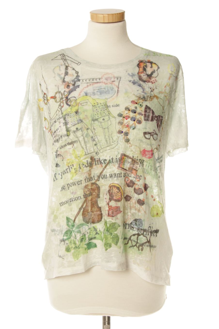 Camiseta de Azay collection de la talla 46, de color estampado