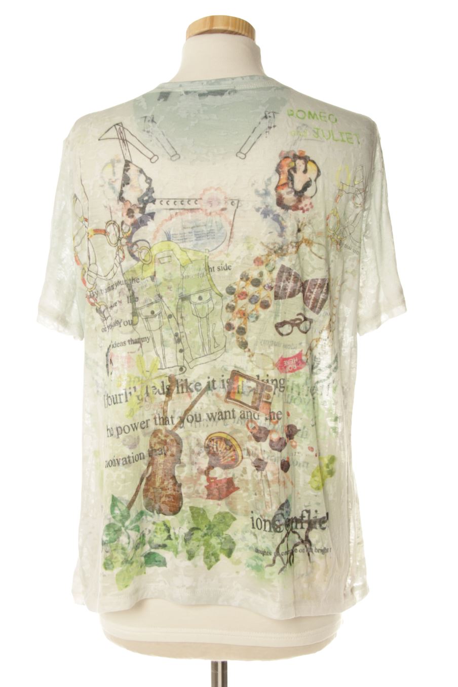 Camiseta de Azay collection de la talla 46, de color estampado