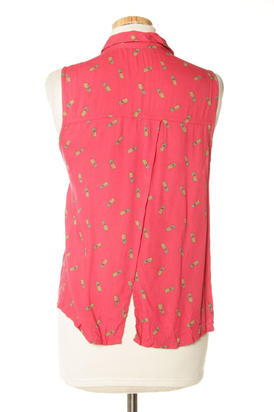 Camisa sin mangas de Bershka de la talla L, de color rosa