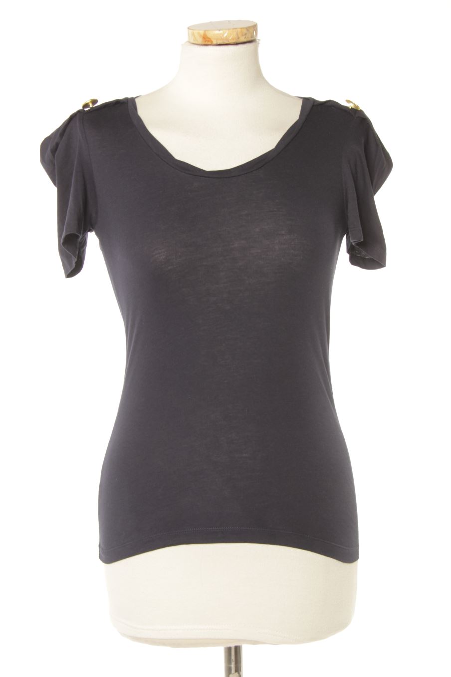 T-shirt Mango de la taille S, de couleur bleu marine