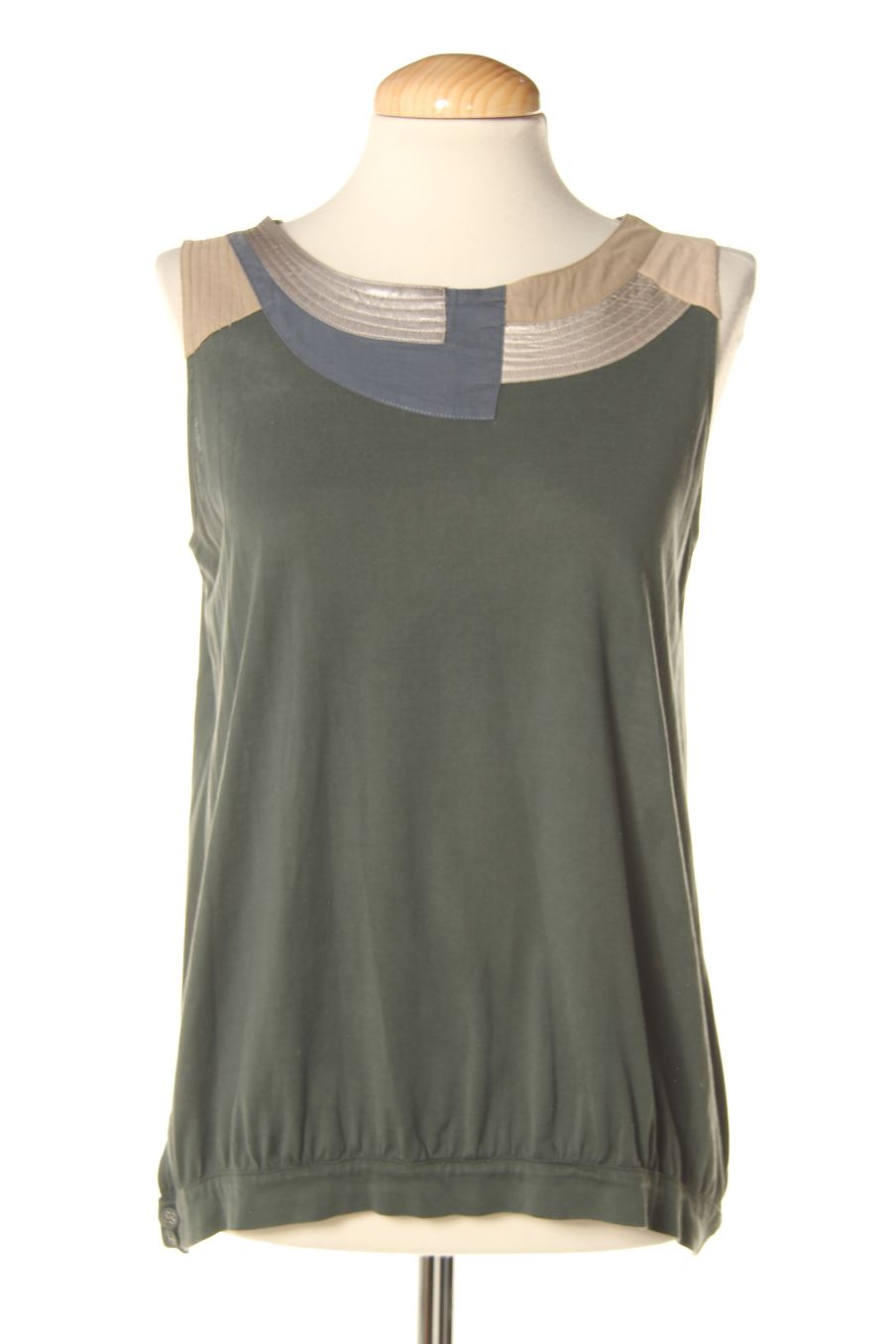Top de BIMBA Y LOLA de la talla M, de color verde
