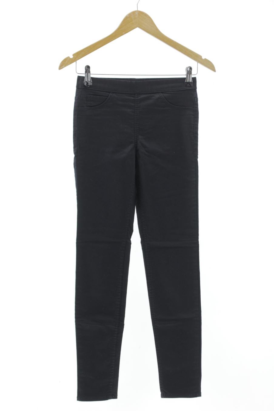 Leggins von H&M Größe 34, Farbe Schwarz, aus Jeanskleidung für