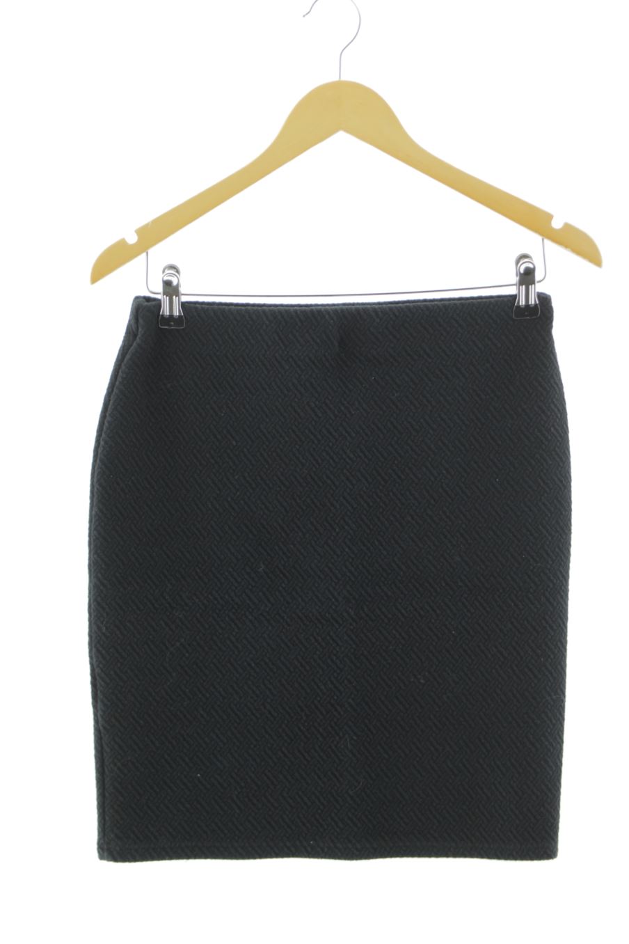 Falda de Promod de la talla 36, de color negro