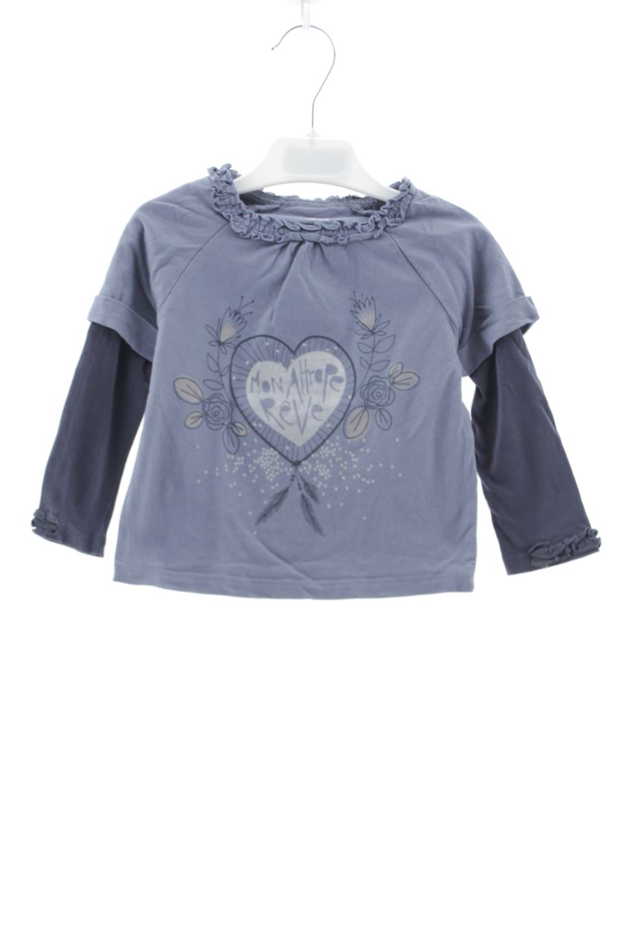 T-shirt manches longues Vertbaudet de la taille 2 ans de seconde main