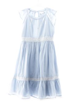 Aufwändiges Kleid 146 Coconut