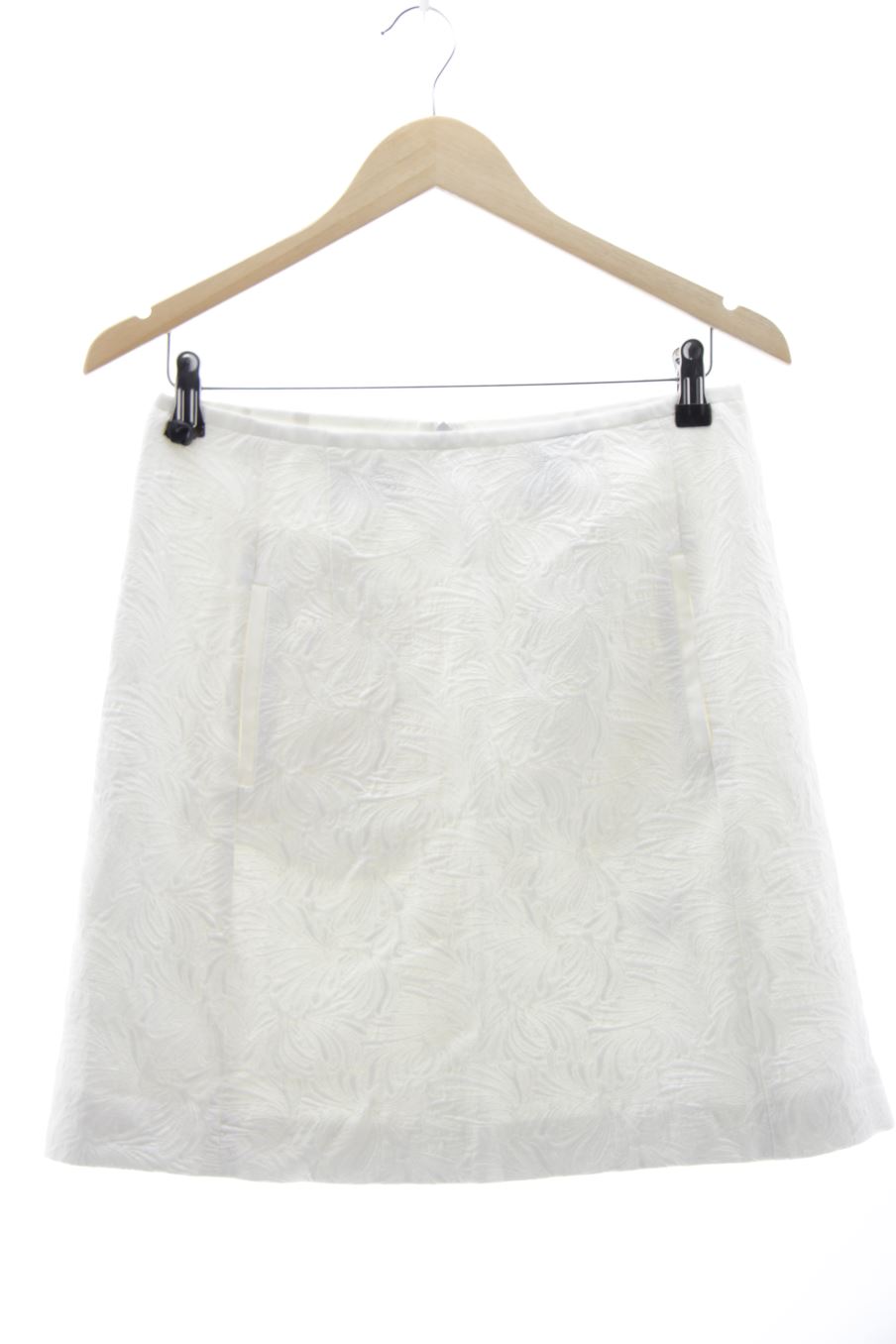 Falda de Marie Lund de la talla 38, de color blanco