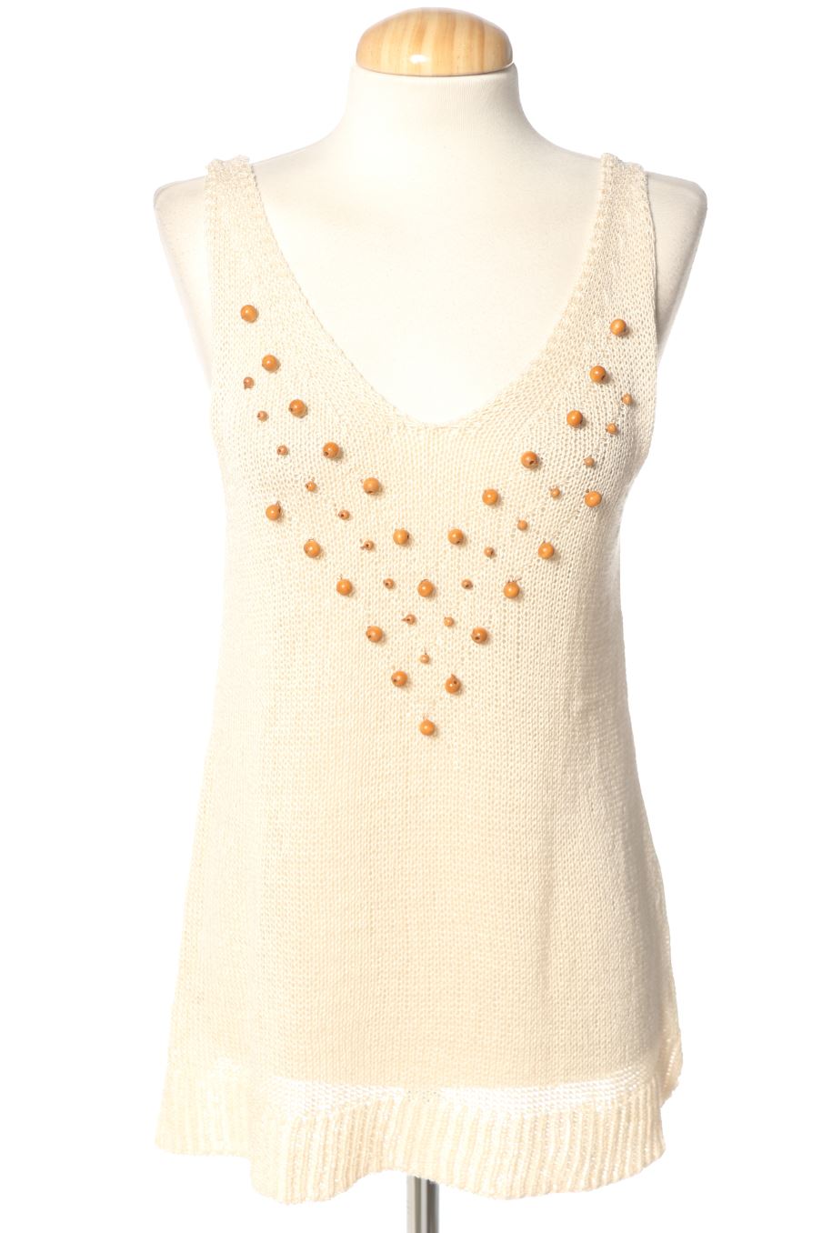 Top de Encuentro de la talla L, de color beige