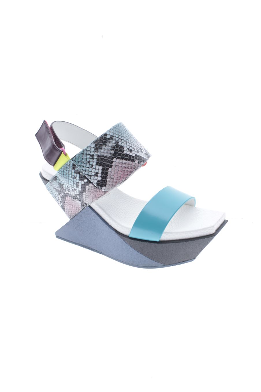 Sandalen mit Absatz von United Nude in der Grösse 36, in der Farbe aufdruck aus