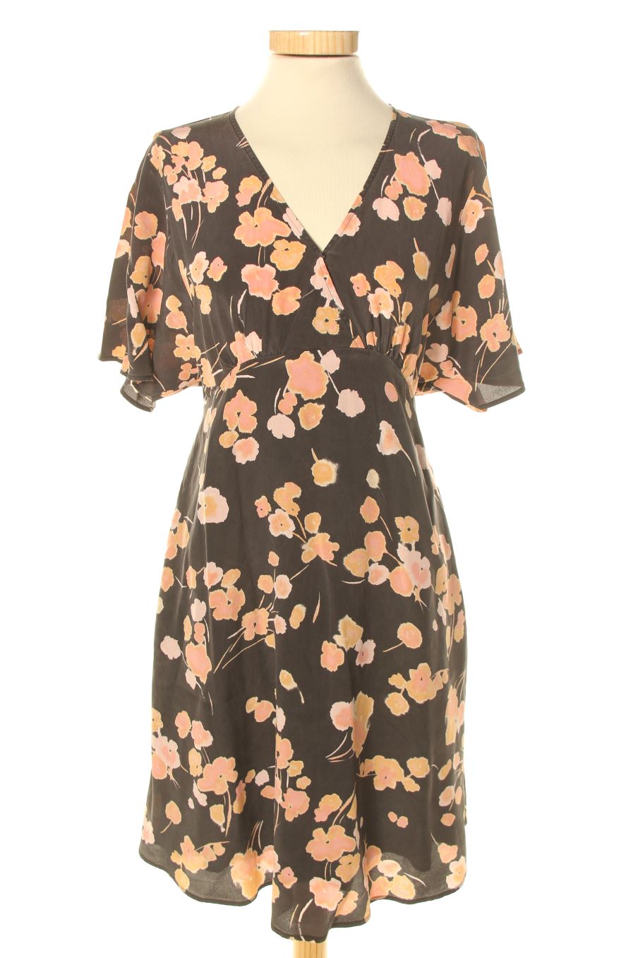 Robe casual Comptoir des Cotonniers de la taille XS de couleur fleurs de soie