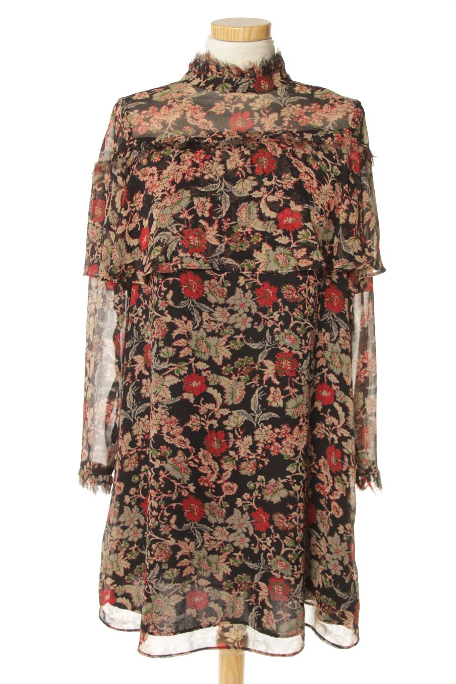 Vestido casual de Zara de la talla S, de color flores