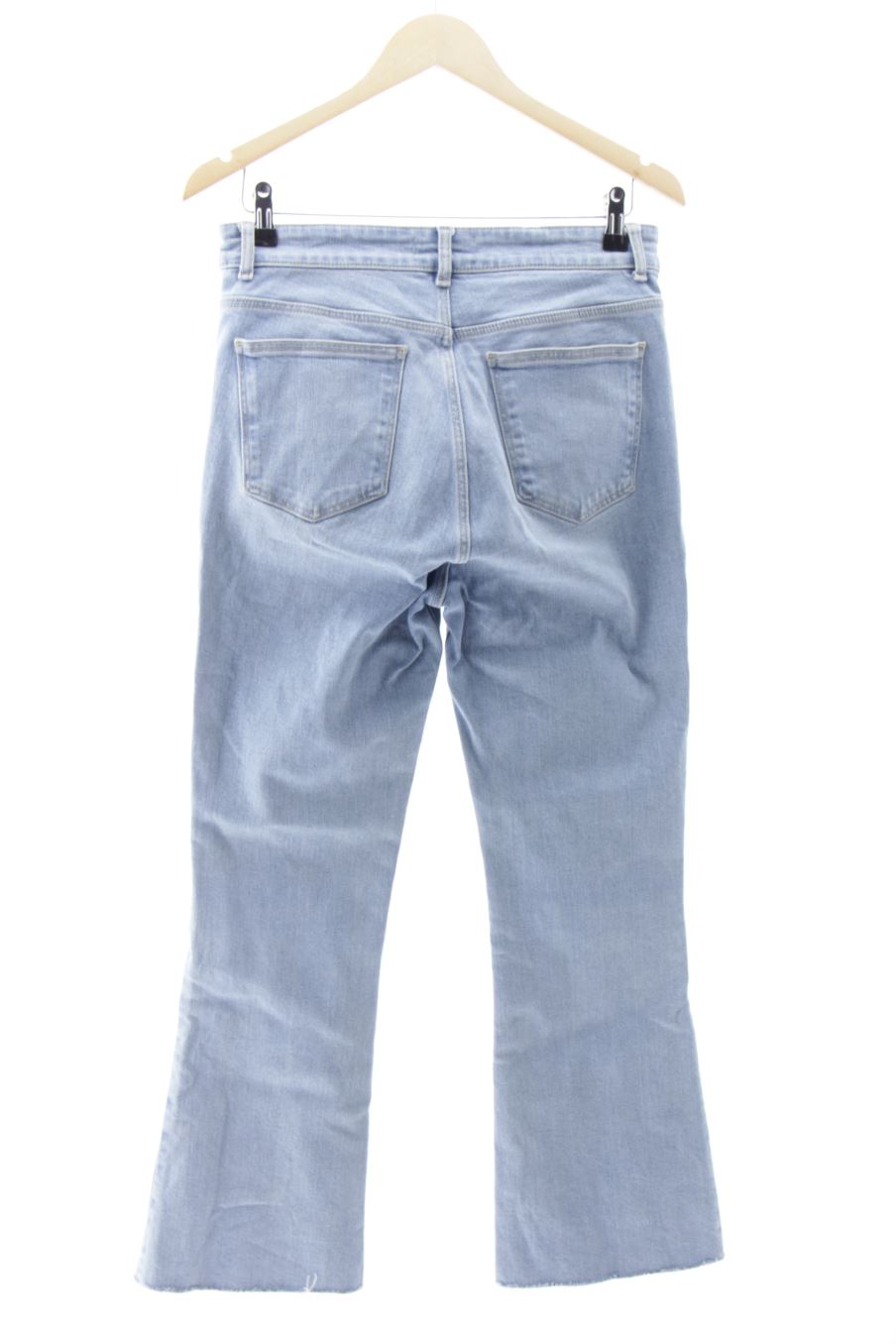 Vaquero de Zara de la talla 42, de color azul de ropa vaquera