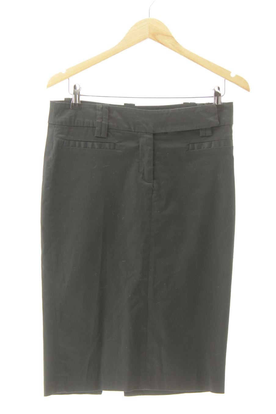 Falda de Zara de la talla M, de color negro