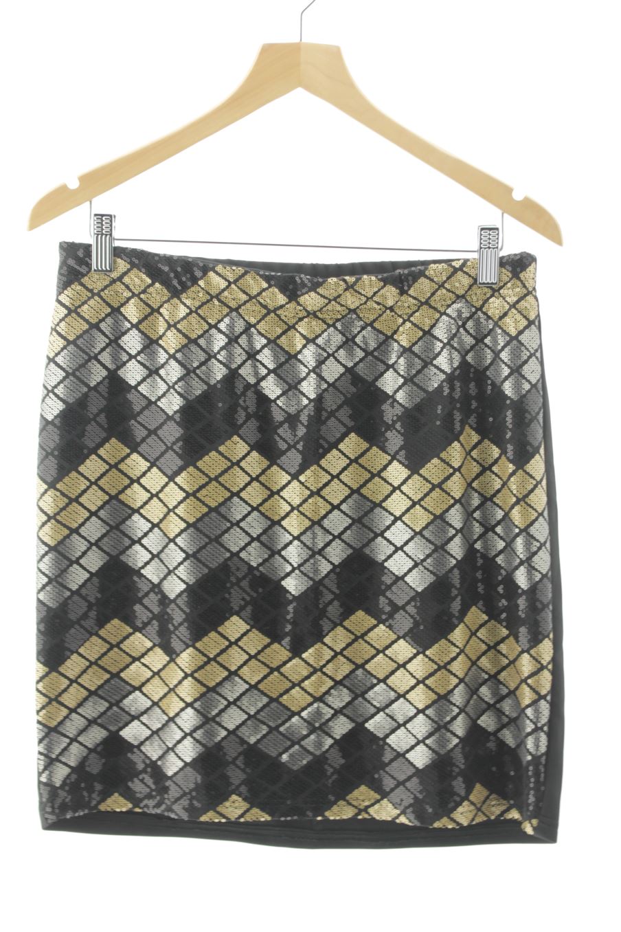 Jupe New Saks Woman de la taille 44, de couleur doré