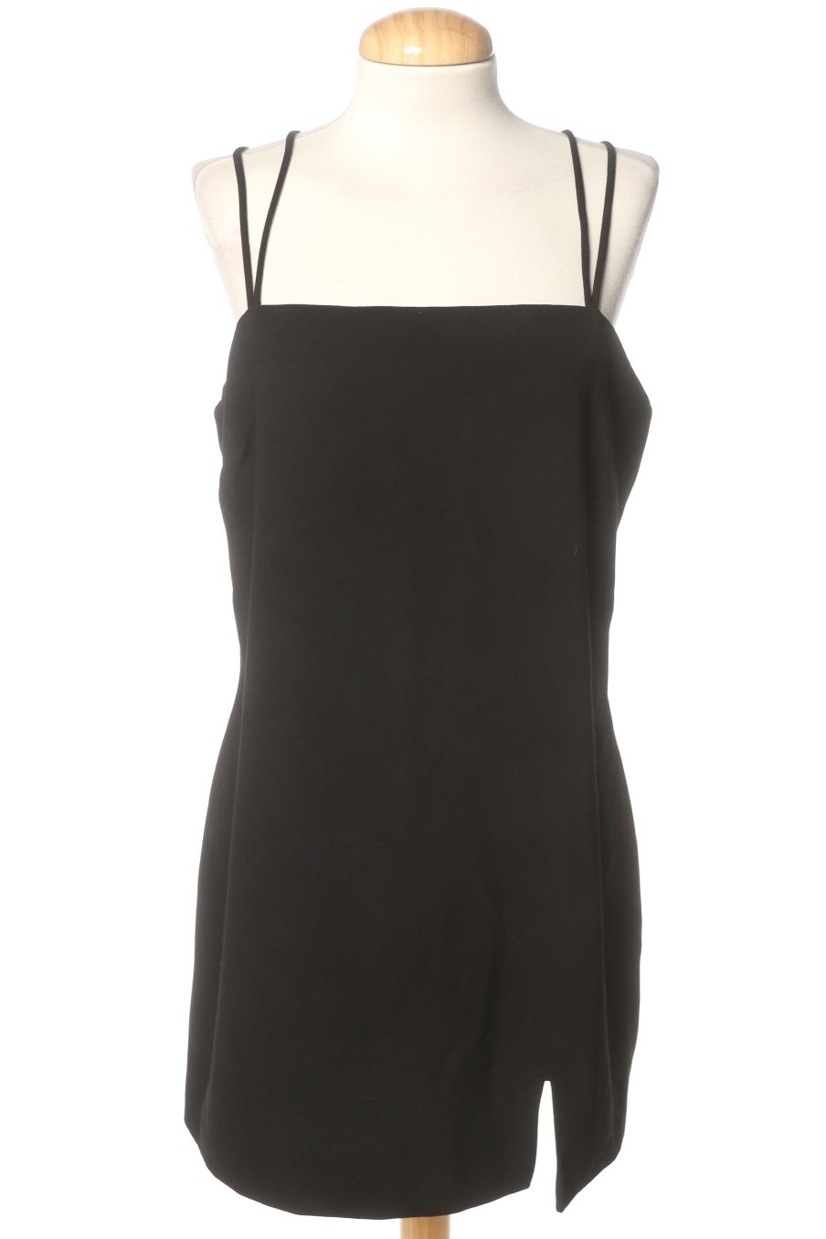 Vestito casual de Zara de la talla L, de color nero