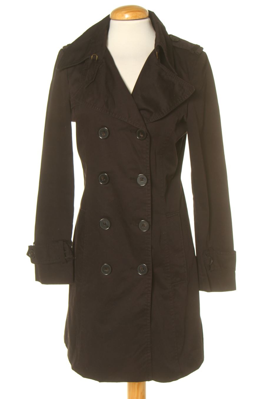 Impermeabile de Zara de la talla S, de color nero