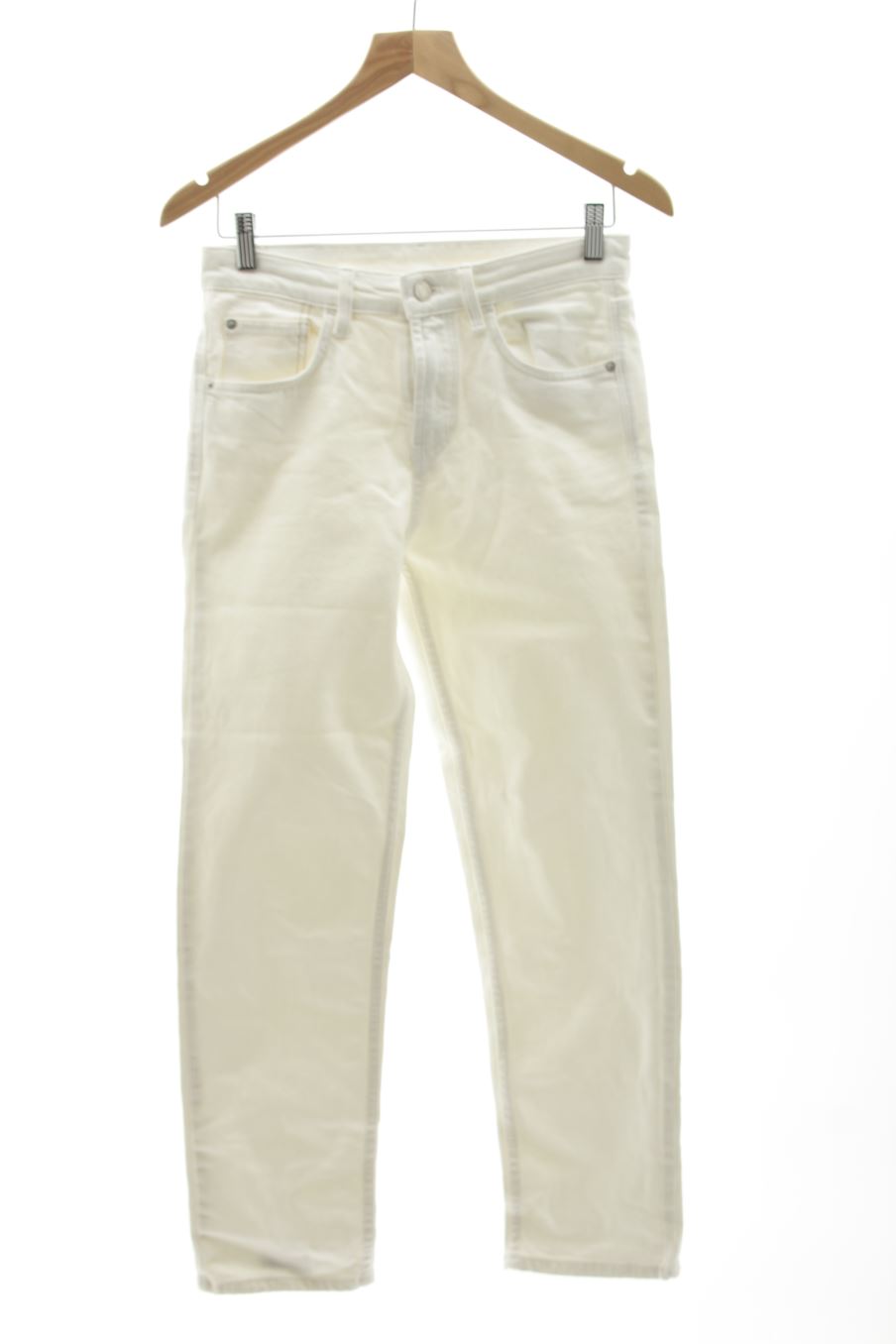 Jeans Massimo Dutti de la taille 36, de couleur blanc