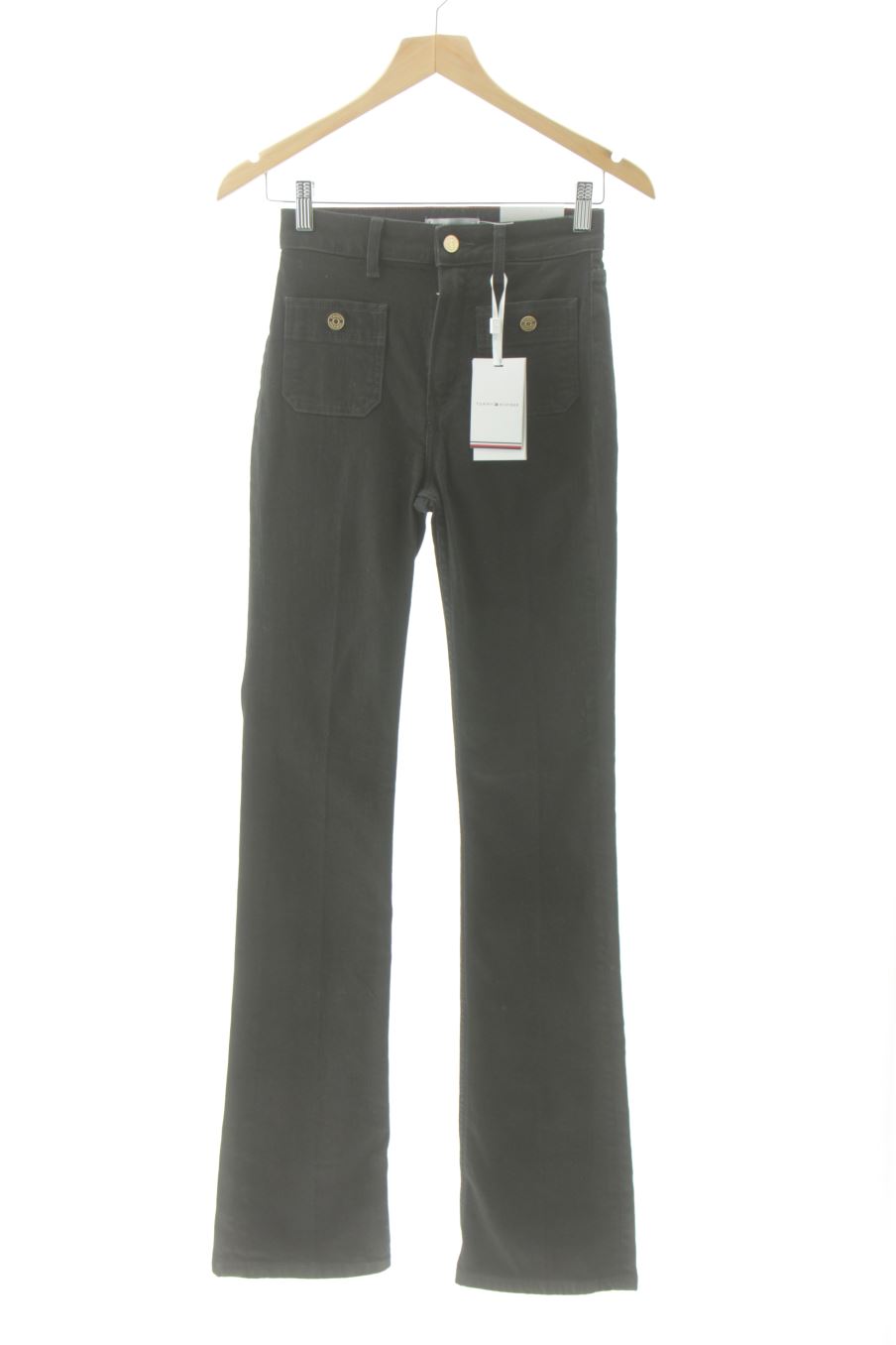 Jeans Tommy Hilfiger de la taille 34, de couleur noir de denim