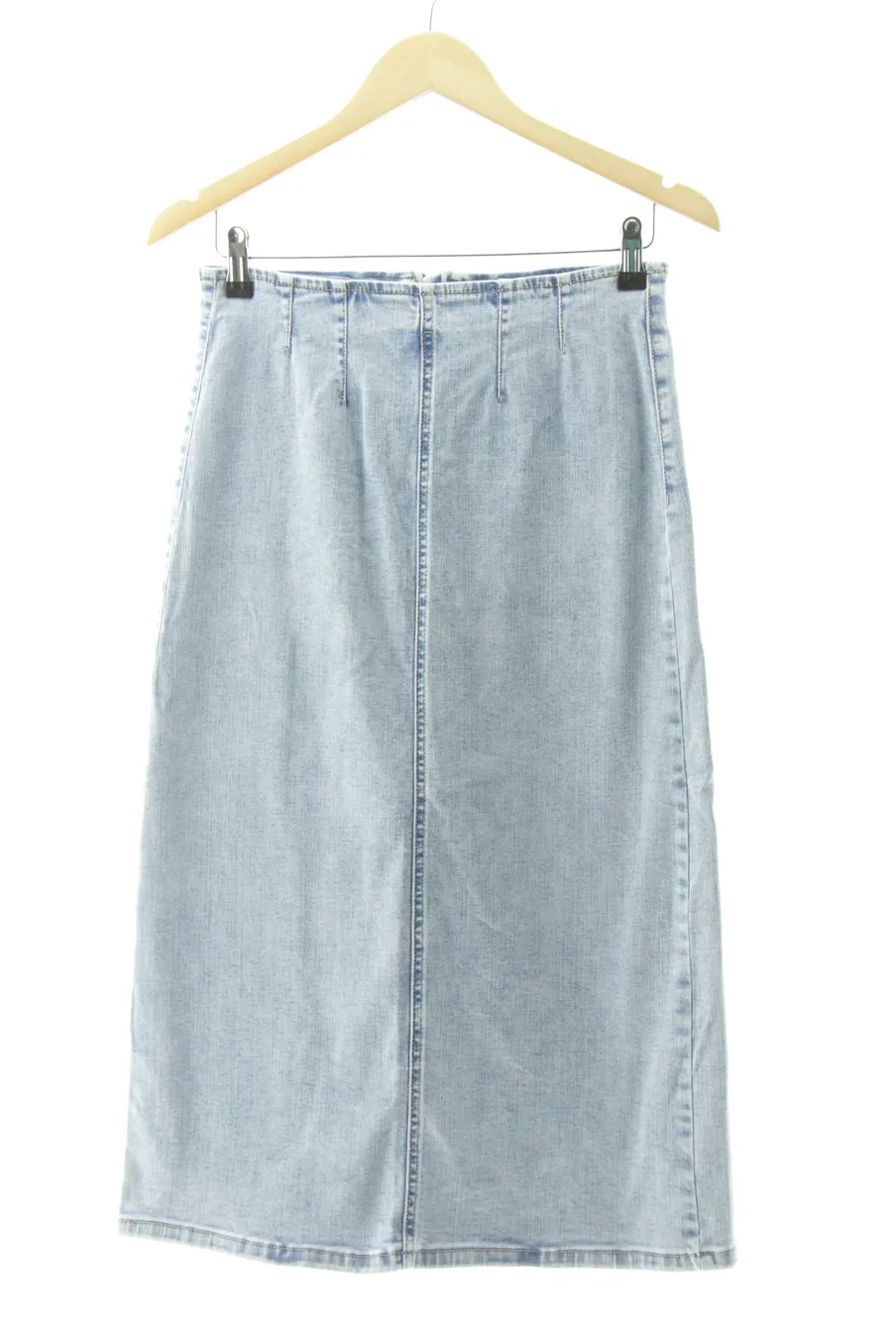 Jupe Stradivarius de la taille 40, de couleur bleu de denim