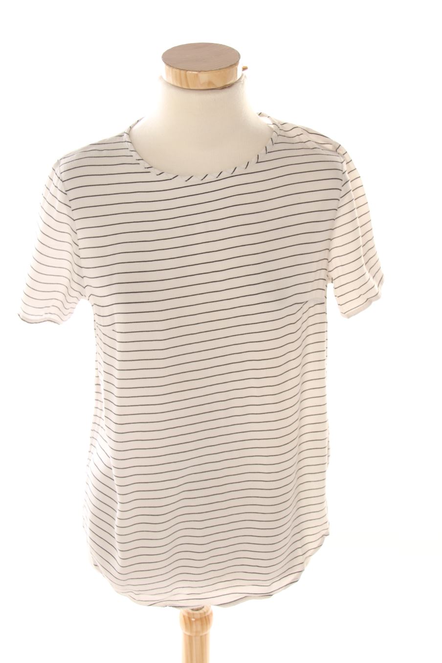 Blouse à manches courtes H&M de la taille 34, de couleur rayures