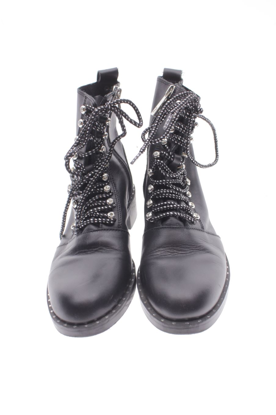 Botines de Zara de la talla 37, de color negro de