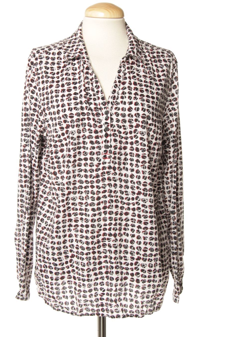 Langärmelige Bluse von Cecil Größe L, Farbe Schwarz, für