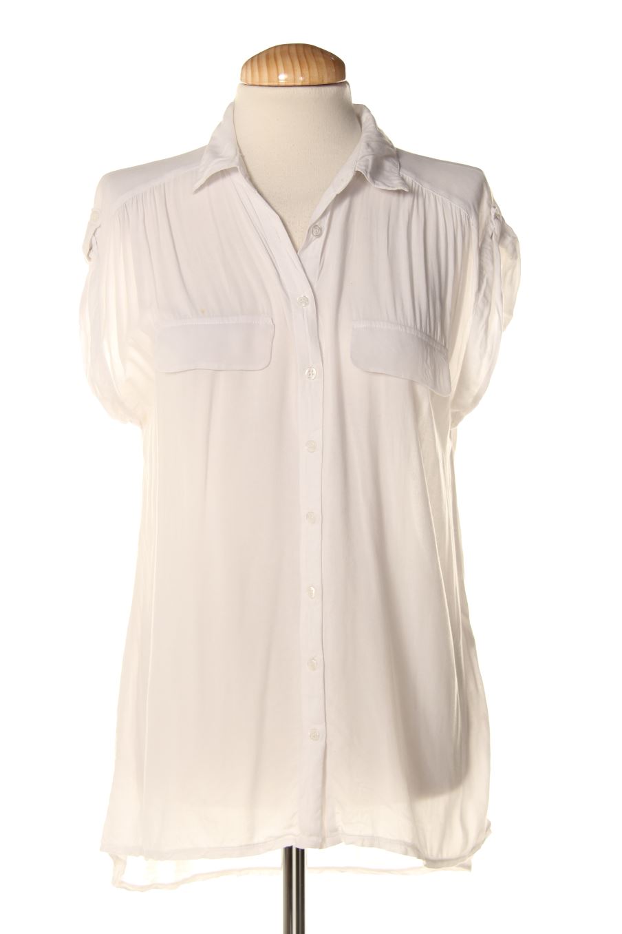 Chemise Stradivarius de la taille S, de couleur blanc