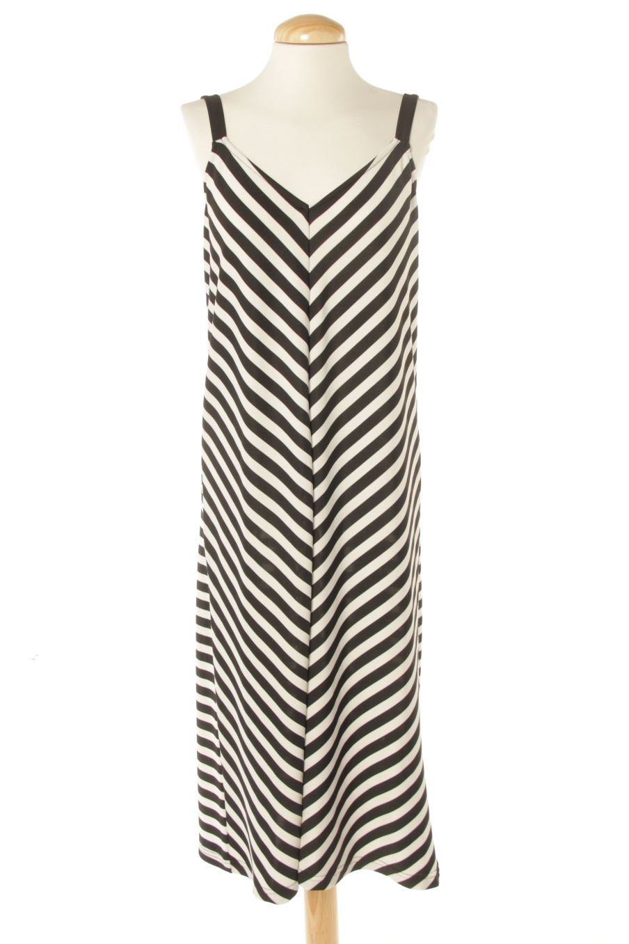 Robe casual Stradivarius de la taille L, de couleur rayures