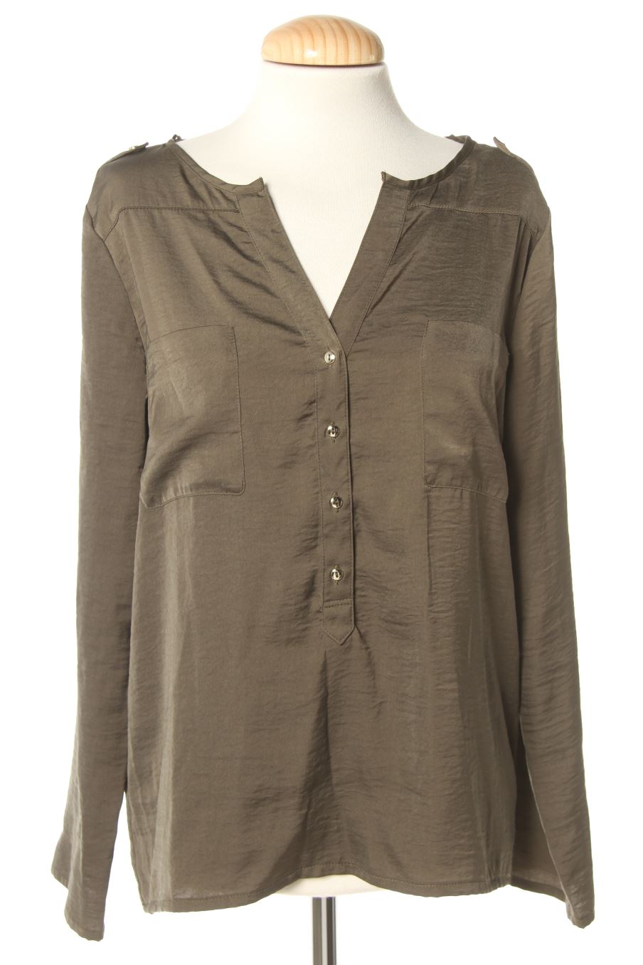 Blusa a maniche lunghe de Cache cache de la talla XS, de color verde