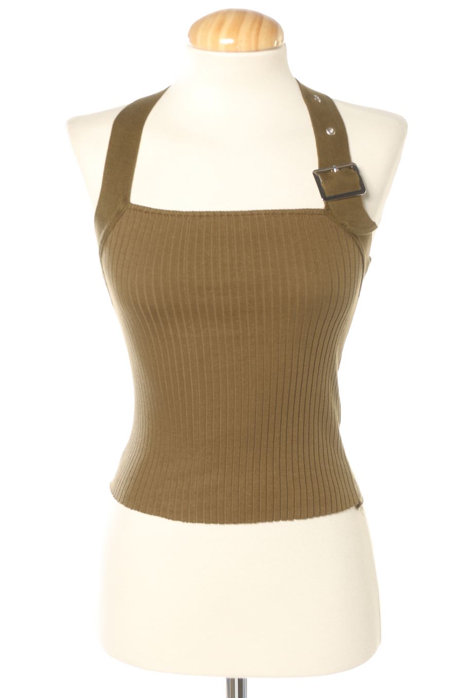 Top Zara de la taille S, de couleur vert