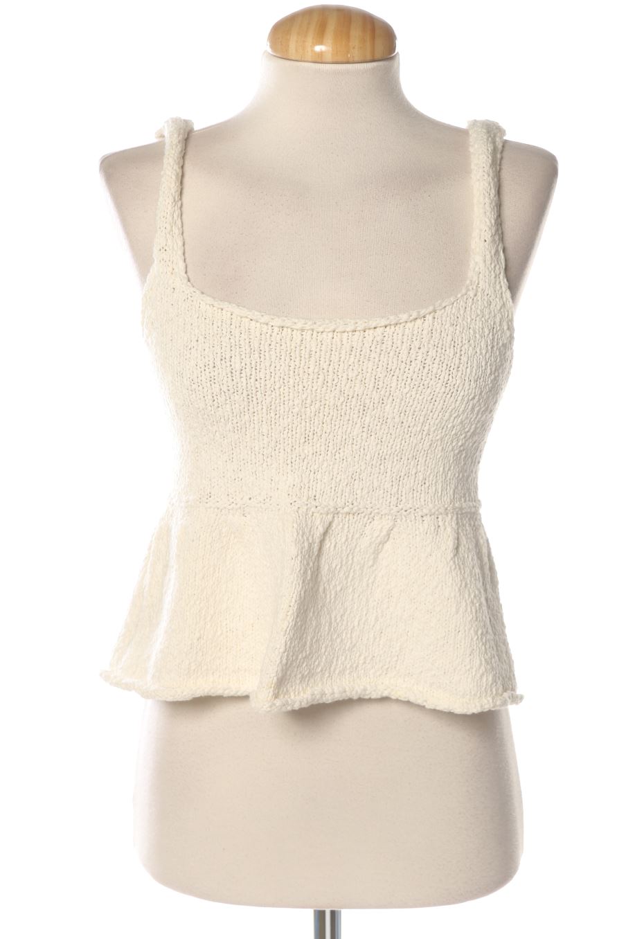 Top Zara de la taille S, de couleur blanc