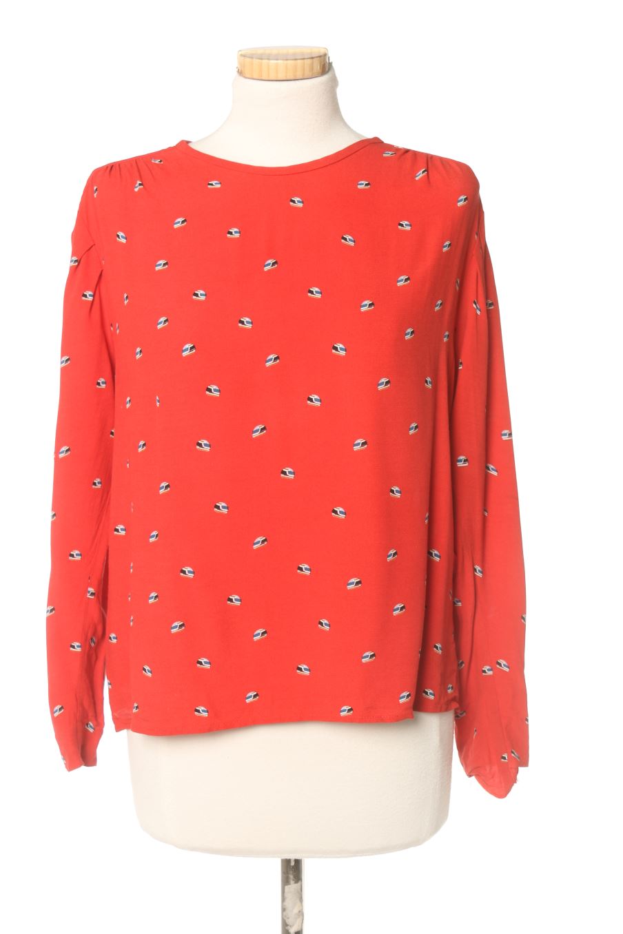 Blouse à manches longues BIMBA Y LOLA de la taille L, de couleur rouge