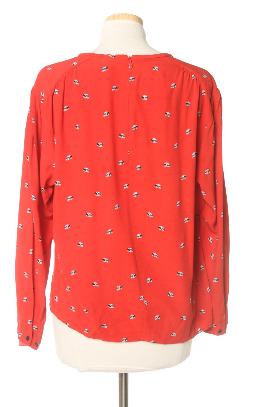 Blouse à manches longues BIMBA Y LOLA de la taille L, de couleur rouge