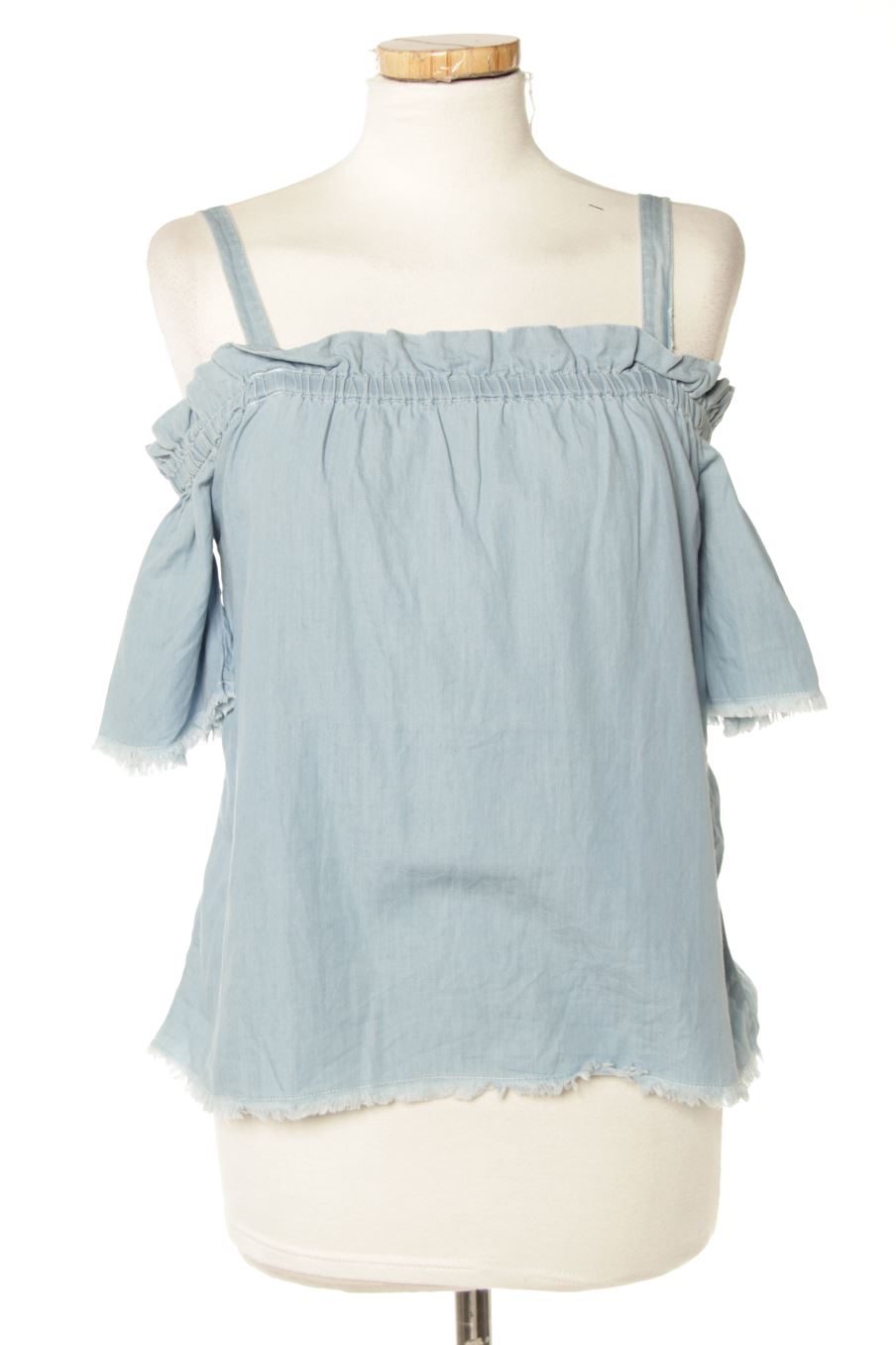 Blouse à manches courtes Fórmula Joven de la taille 36, de couleur bleu