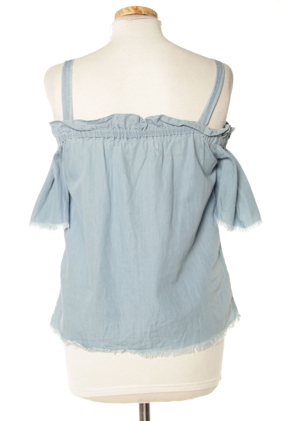 Blouse à manches courtes Fórmula Joven de la taille 36, de couleur bleu