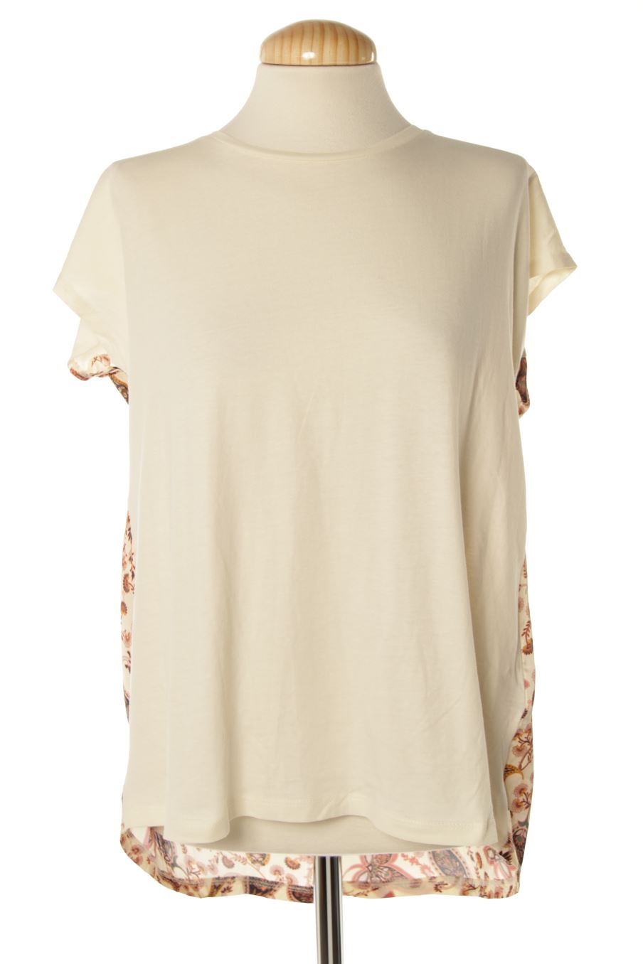 T-shirt Milano de la taille M, de couleur beige
