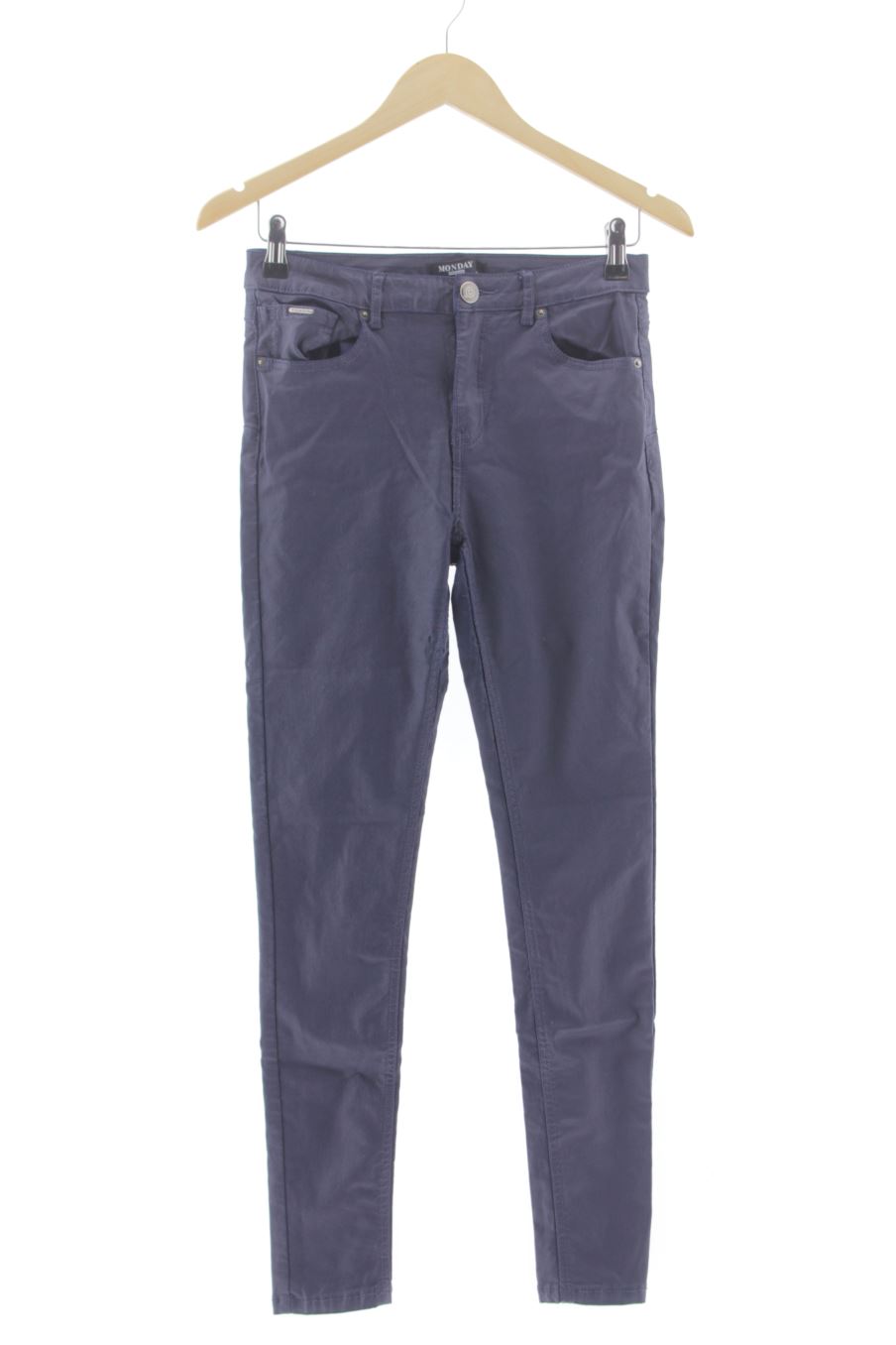 Pantalón de Monday de la talla L, de color azul marino