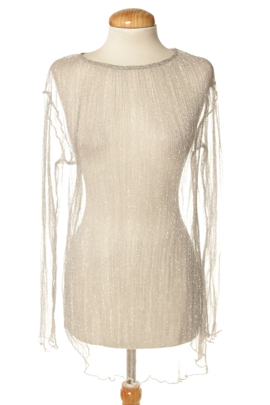 Jersey de Zara de la talla M, de color plateado