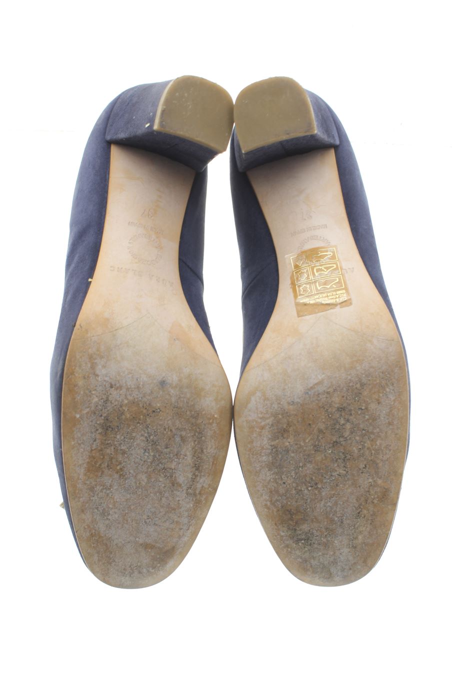 Zapatos de tacon de AURA BLANC de la talla 37, de color azul de