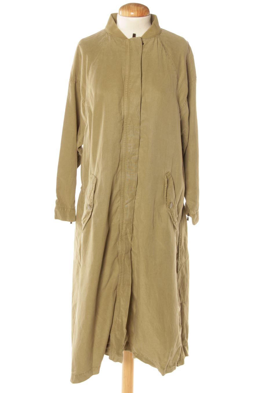 Manteau Zara de la taille XS, de couleur vert