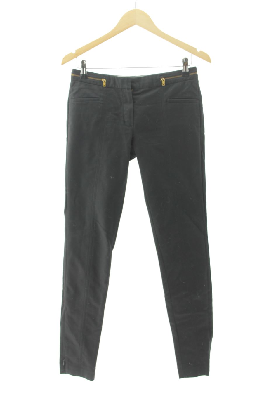 Pantalon Massimo Dutti de la taille 36, de couleur noir