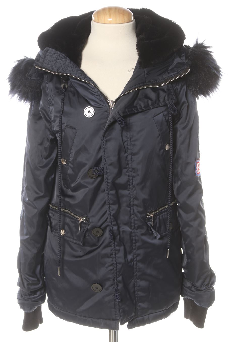 Giubbotto de Bershka de la talla XS, de color blu oltremare