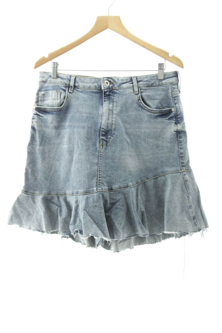 Falda de River island de la talla 44, de color azul de ropa vaquera