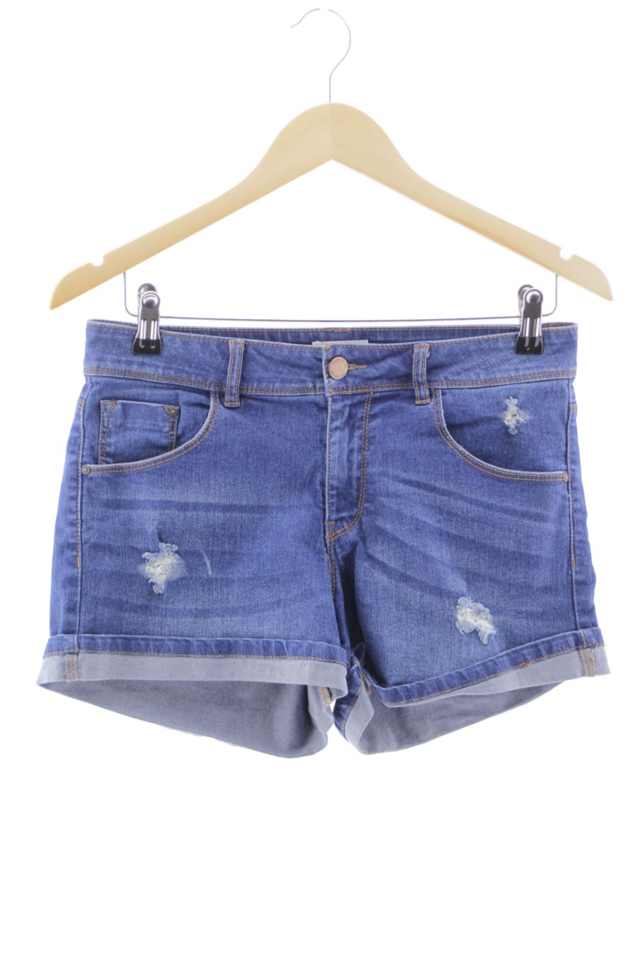 Shorts Cache cache de la taille 40, de couleur bleu de denim